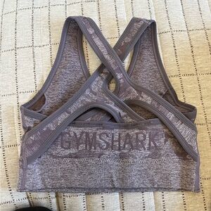 Gymshark Purple Camo Sports Bra/Leggings